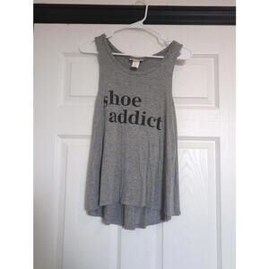 Medium shoe addict tank top